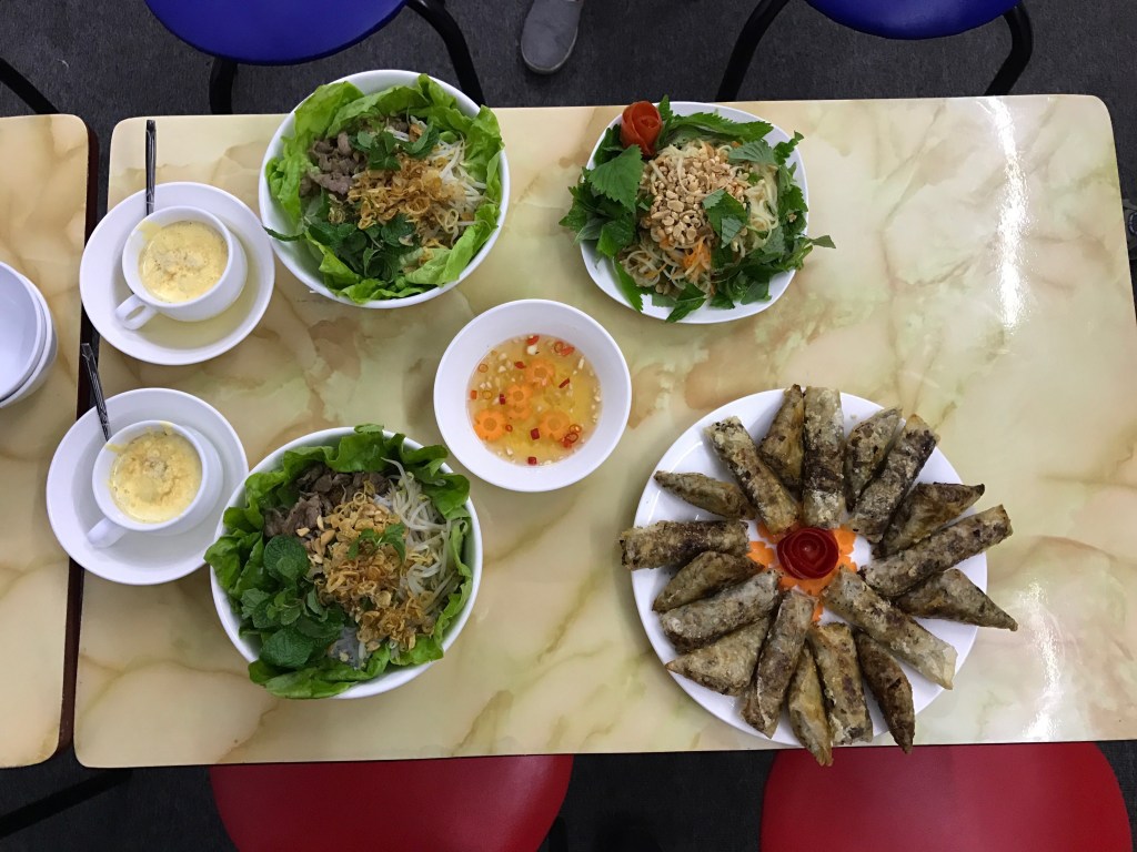 The completed meal @ Apron Up Cooking Class. Photo credit: Aaron.