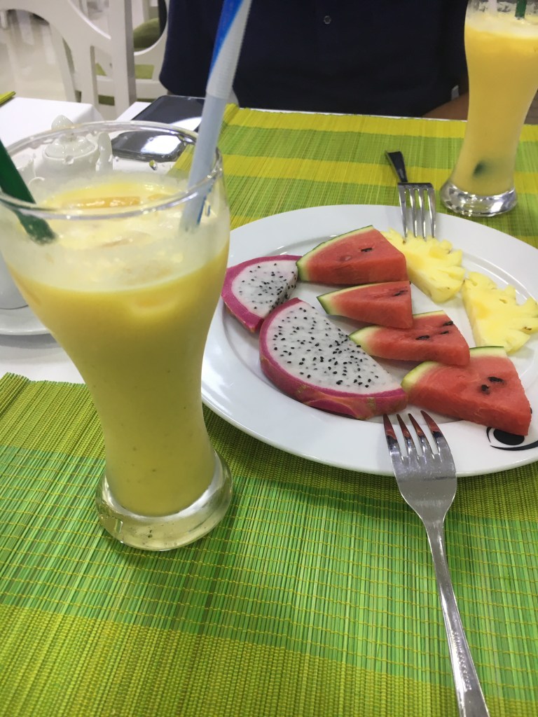 Welcome treats @ our hotel in Hue