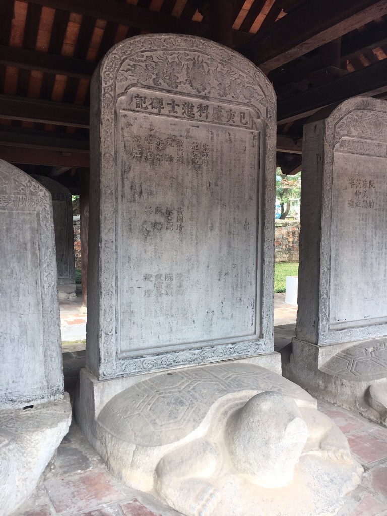 Stone stela on a tortoise @ The Temple of Literature