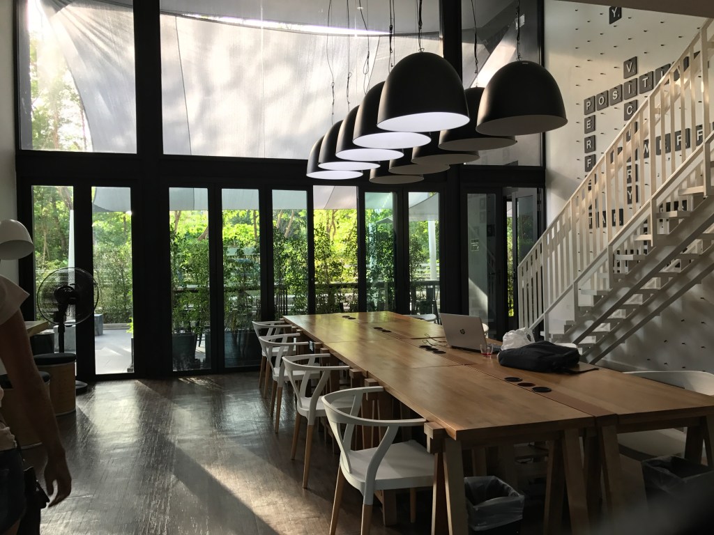 Co-working space @ Blu Monkey Hotel and Hub. Photo credit: Aaron.
