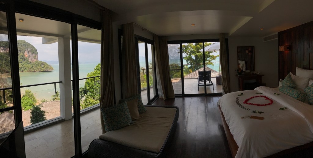 View from our room. Photo credit: Aaron.