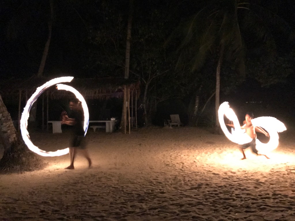 Fire show. Photo credit: Aaron.