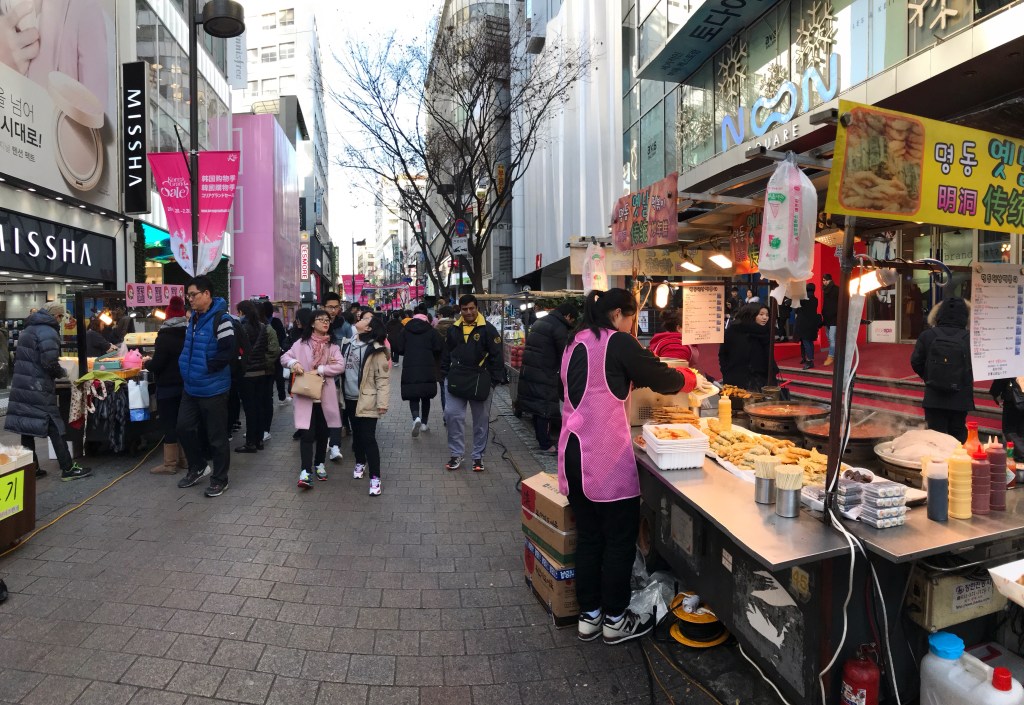 Myeongdong. Photo credit: Aaron.