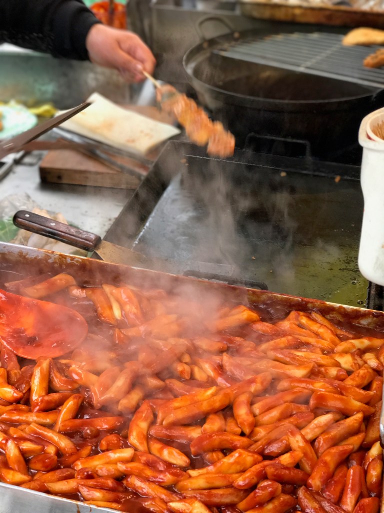 Ddeokbokki in Namdaemun Market. Photo credit: Aaron.