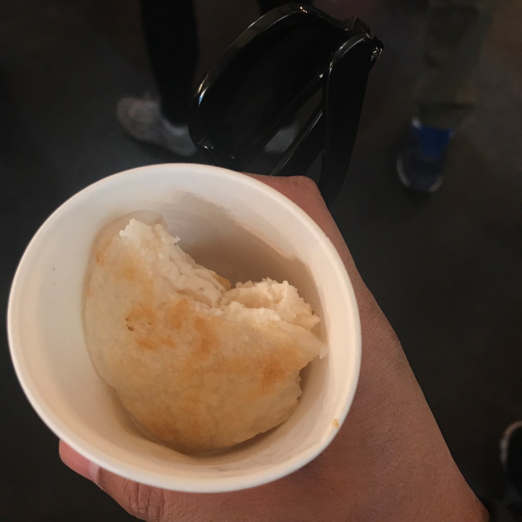 Mystery street food. Does anyone know the name of this? Photo credit: Aaron.