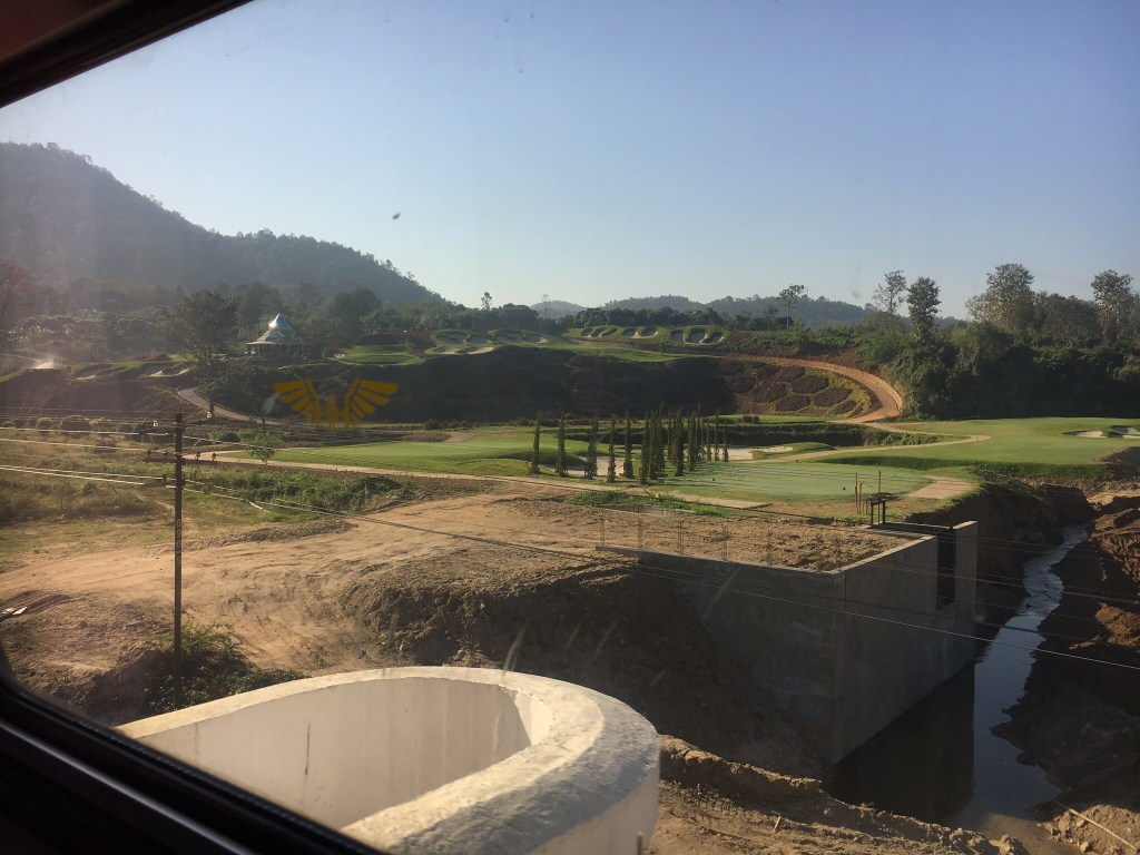 Cool scenery on the train.