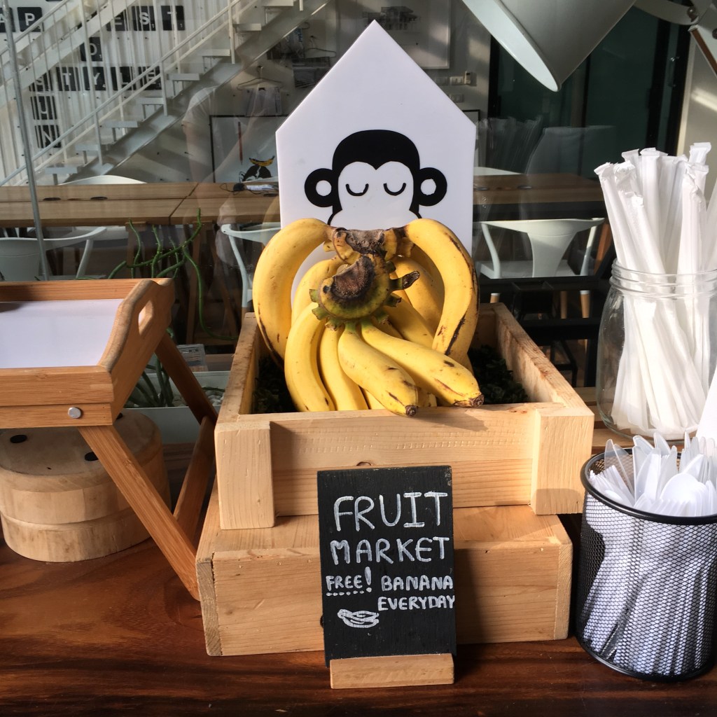 What is a monkey-themed hotel without bananas.