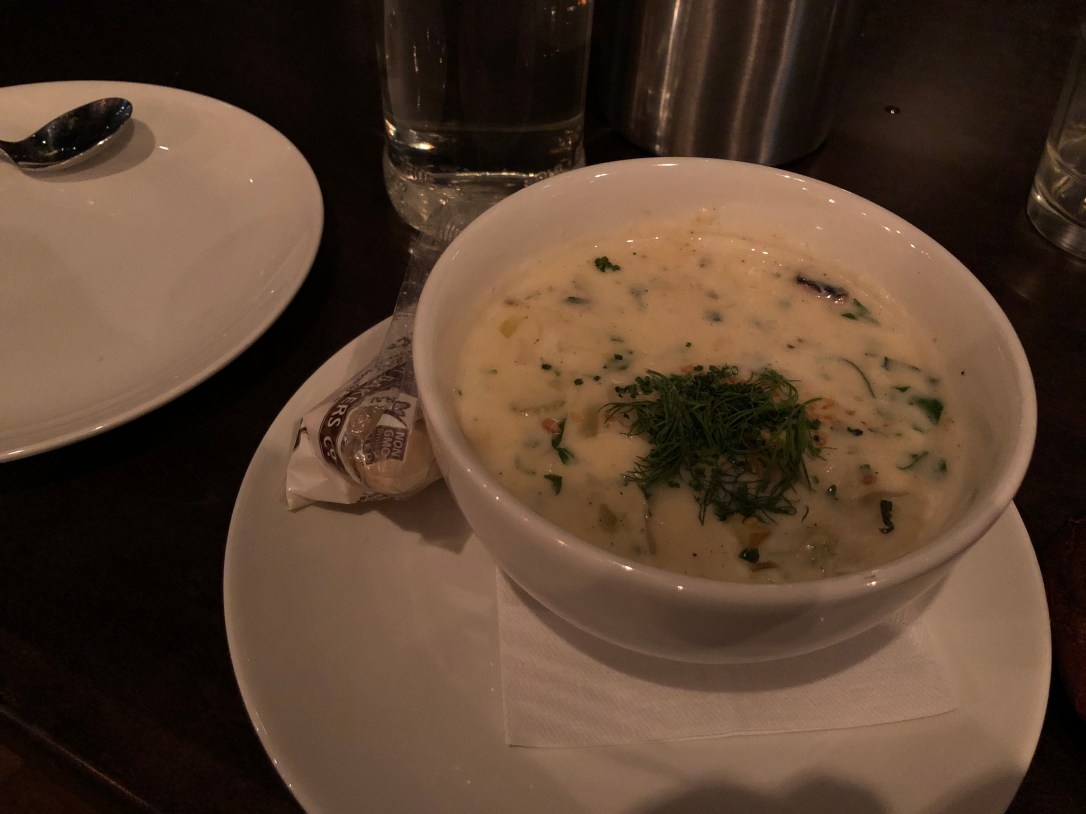 Clam chowder @ Whalesbone