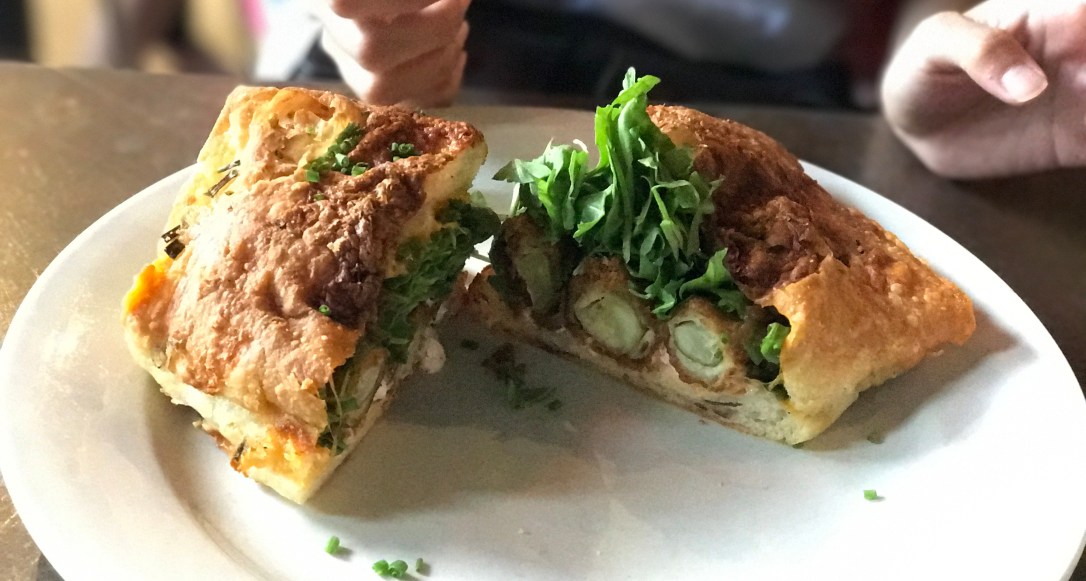 Fried Crispy Pickle Melt @ Art-Is-In Bakery