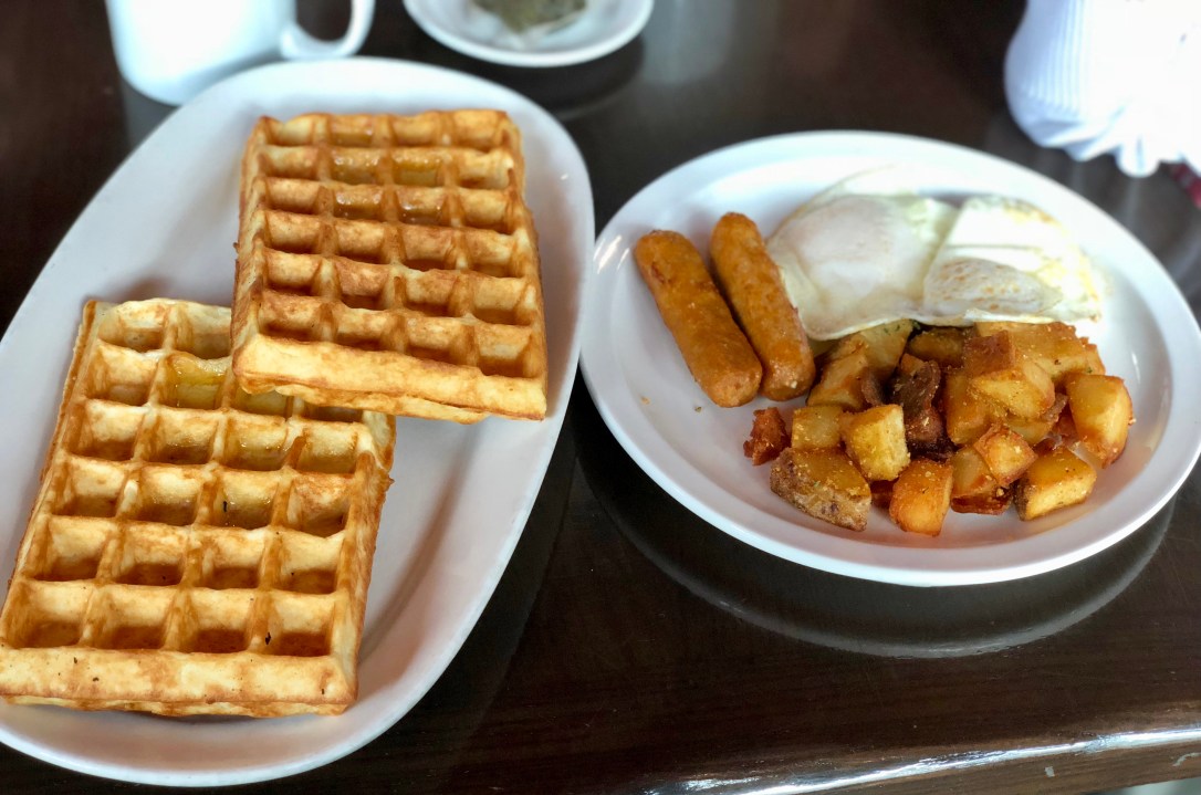 Scandalicious Waffle Breakfast