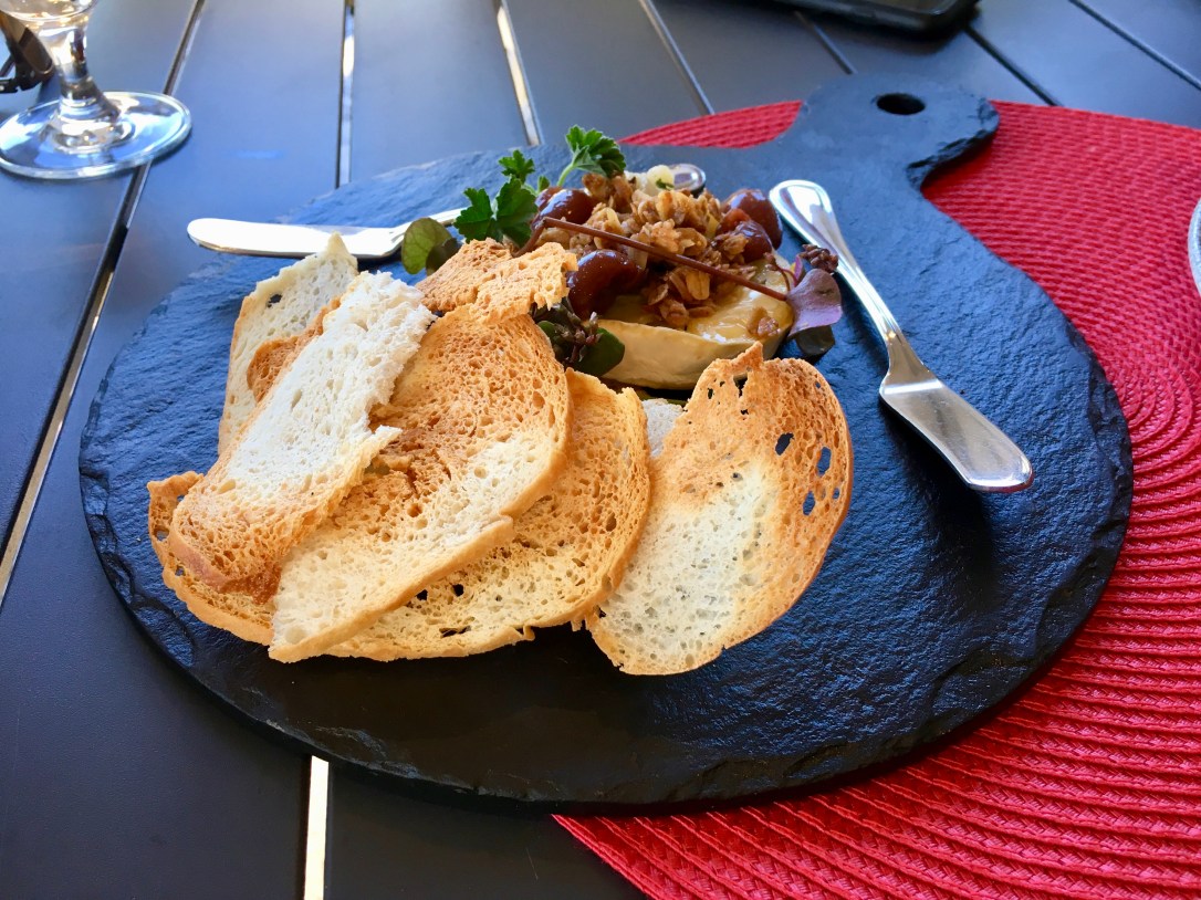 Baked brie @ Red Fox Club at Indigenous World Winery