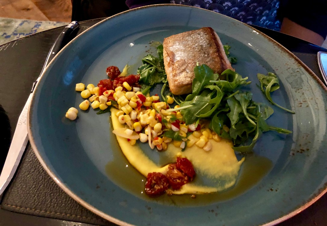 Pan-seared salmon @ Cafe Boulud