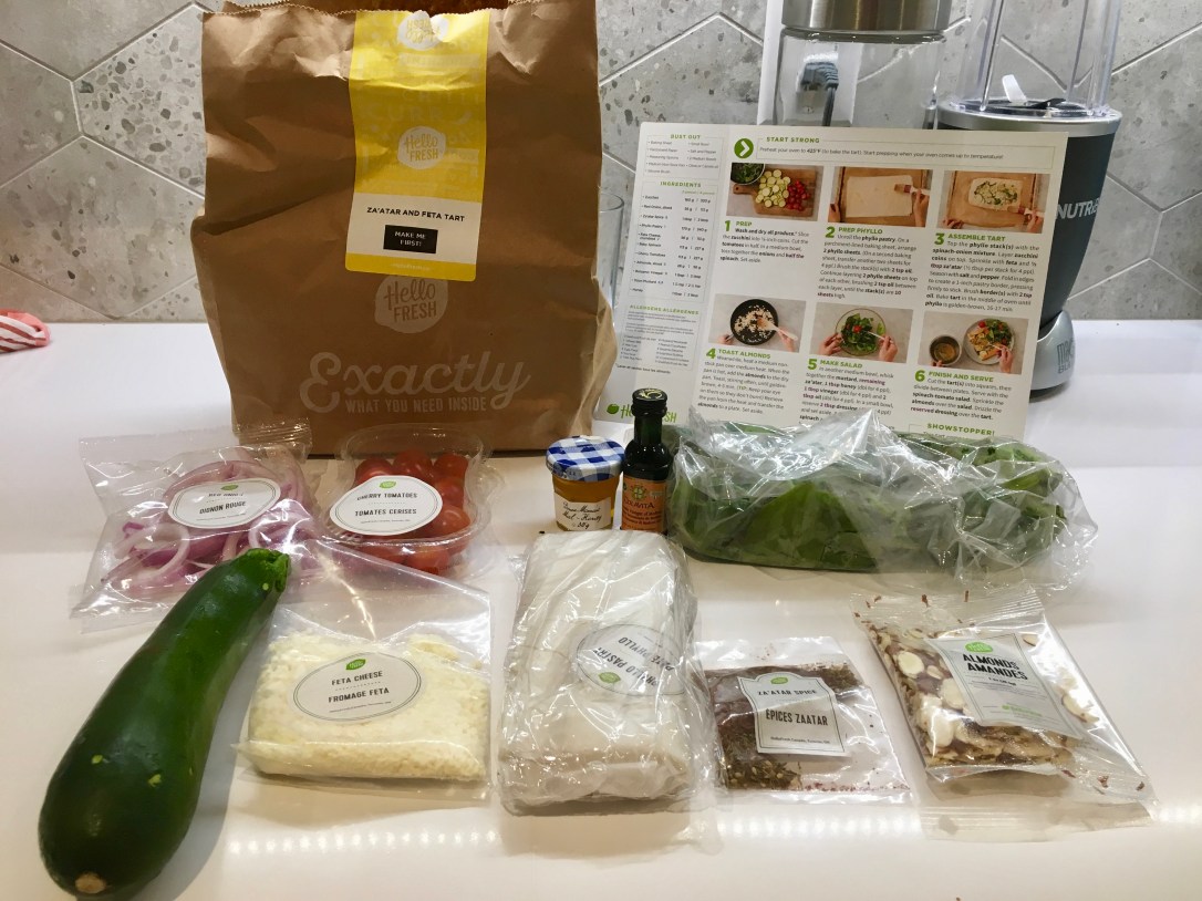 Inside Hello Fresh Package