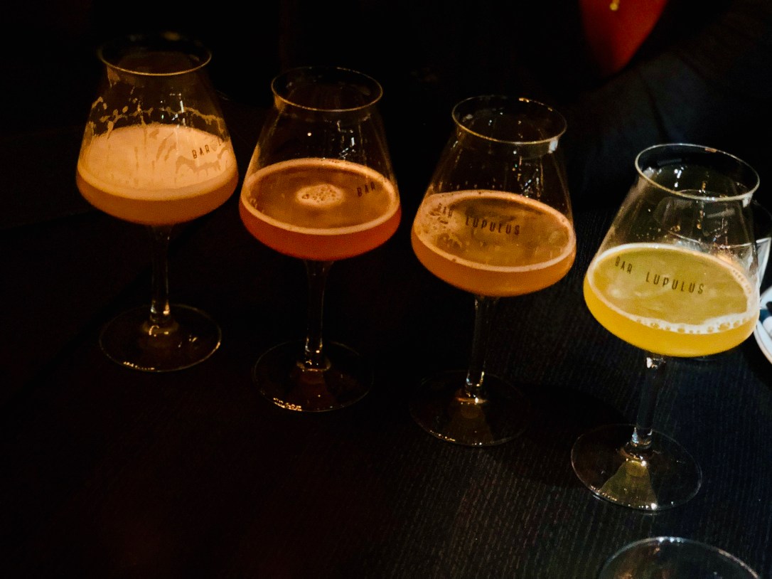 Flight of 4 IPAs @ Bar Lulupus