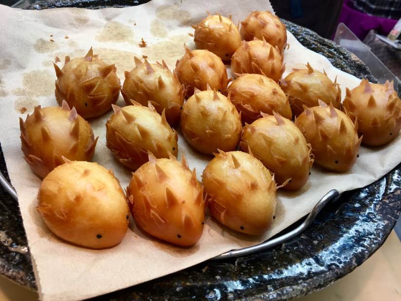 Hedgehogs with custard filling