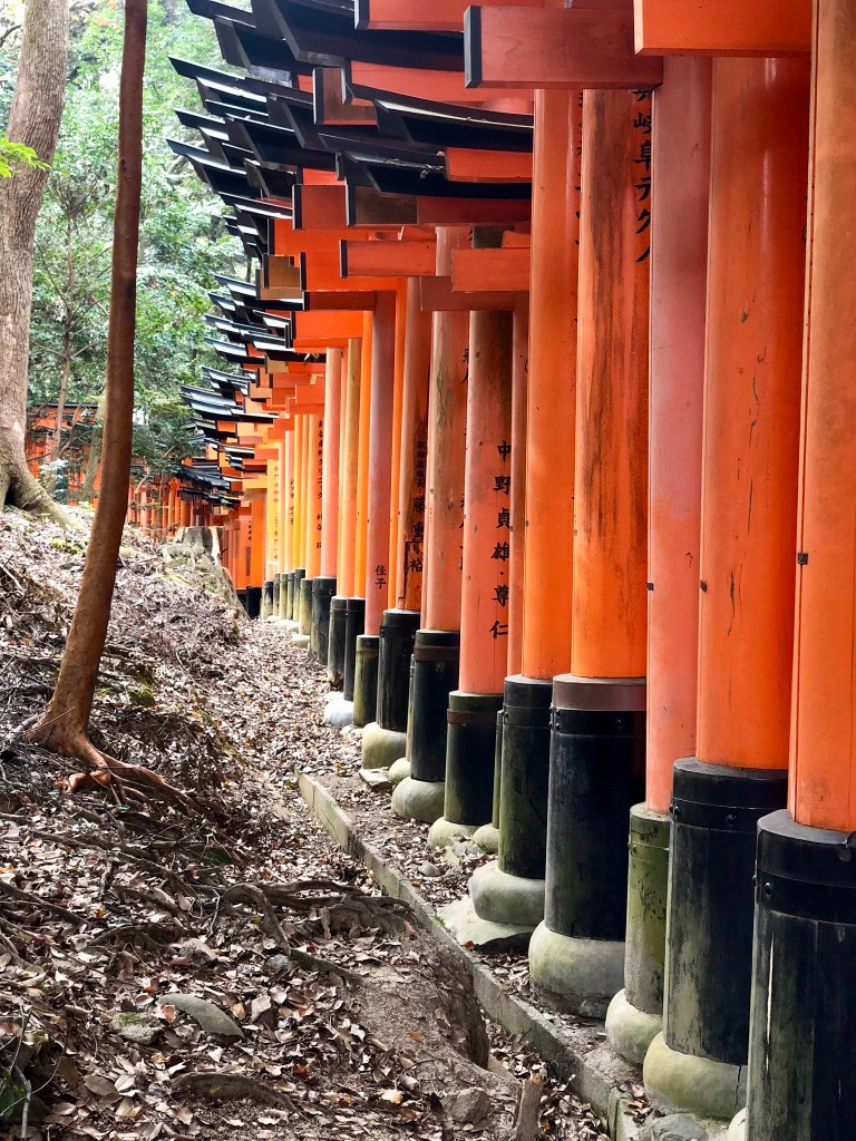 Fushimi Inari's famous torii gates