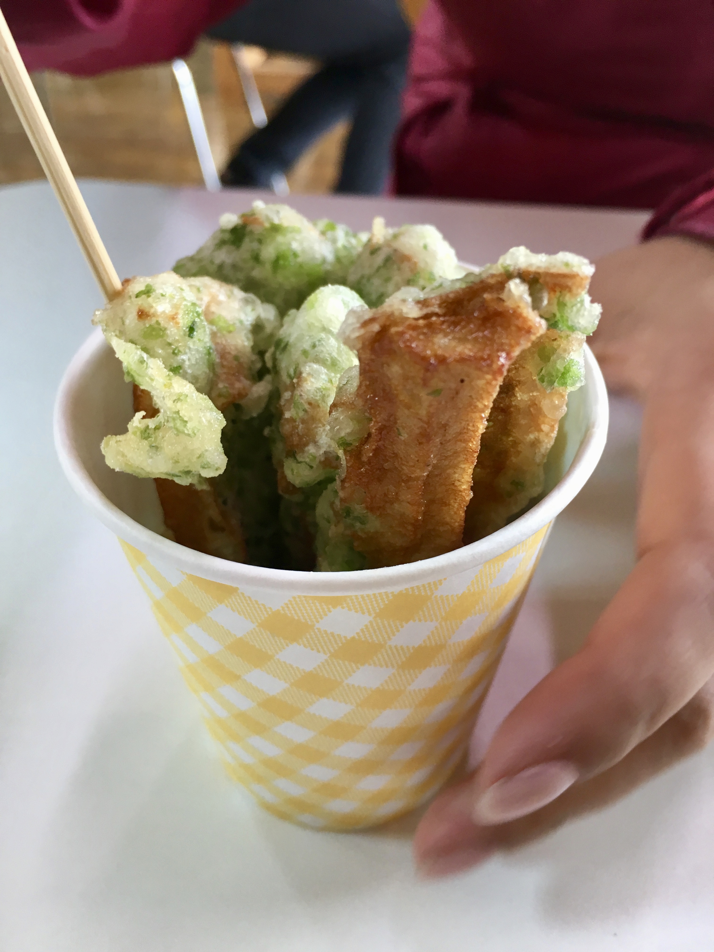 Fried fish cake sticks