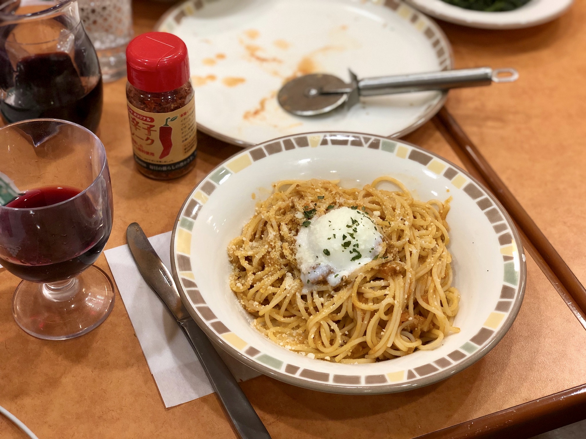 "Meat Sauce" Spaghetti @ Saizeriya