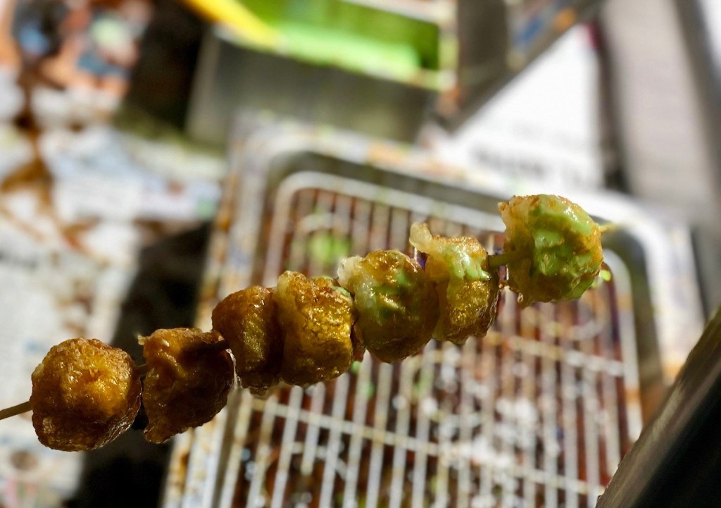 Deep fried quail eggs @ Ningxia Night Market
