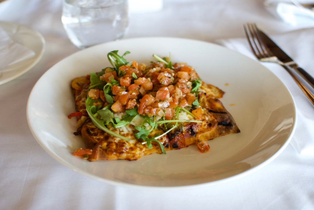 Vegetarian flatbread @ Fairmont Chateau Montebello